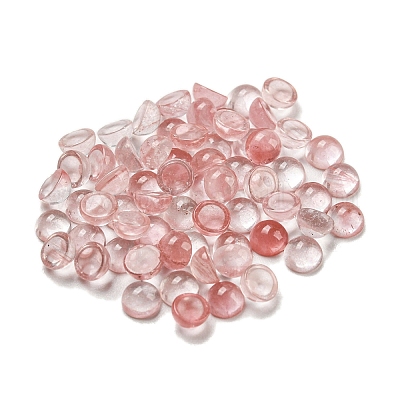 Kirschquarz Glas Cabochons&nbsp;G-H309-03-10-1