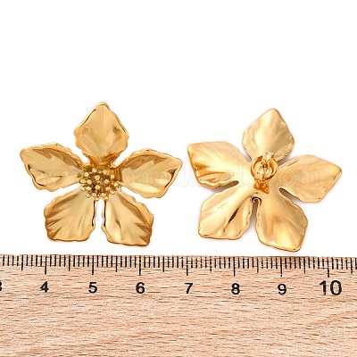 Серьги-гвоздики из нержавеющей стали 304 EJEW-Z114-01G-1