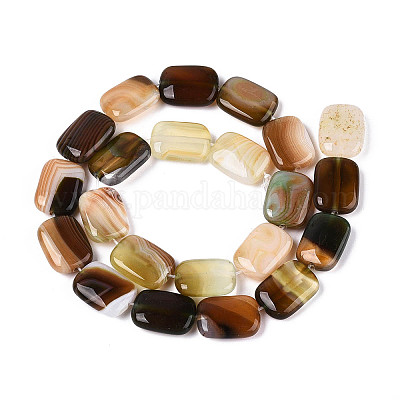 Природный агат бисер нитей G-N356-03A-05-1