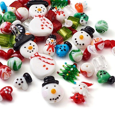 Бусины лэмпворк  LAMP-TA0002-02-1