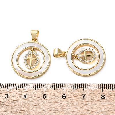 Латунные микро проложить кубического циркония подвески KK-U070-02B-G-1