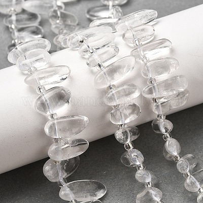 Природных кристаллов кварца бисер нитей G-Z091-A20-1