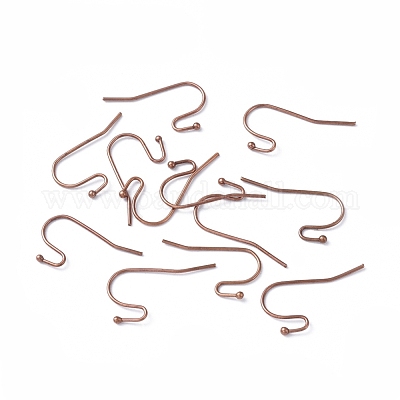 Латунь серьги крючки для серег конструкций KK-M142-01R-RS-1