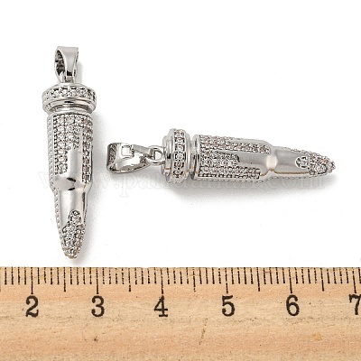 Латунные микро проложить кубического циркония подвески KK-P250-28P-1