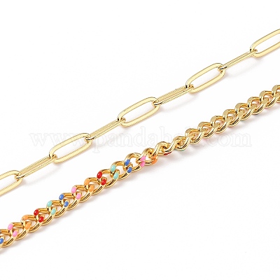 Ожерелья цепи NJEW-JN03229-04-1