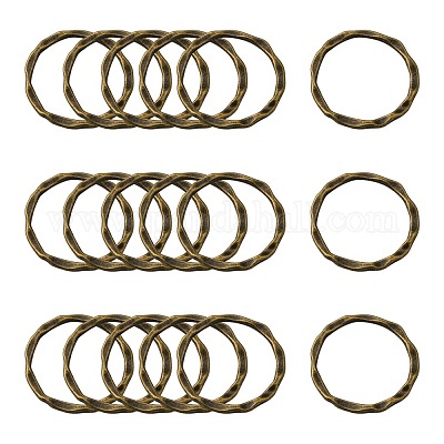 Соединительные колечки тибетского стиля PALLOY-A017-AB-FF-1