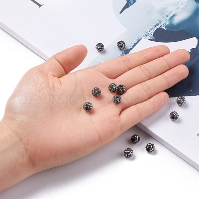 Pave disco бусины&nbsp;RB-A140-8mm-5-1