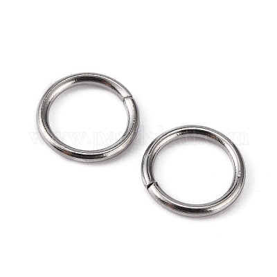 6mm Stainless Steel 18 gauge Open Jump Ring - Min Qty 20