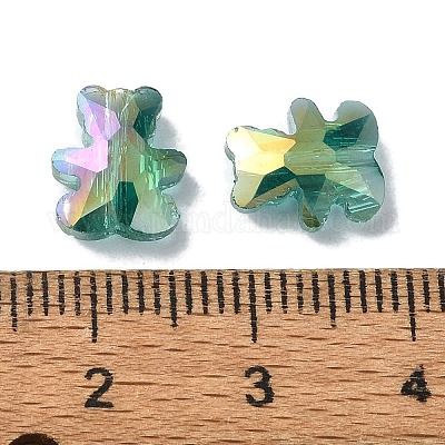 Гальванические стеклянные бусины EGLA-P059-01A-AB02-1