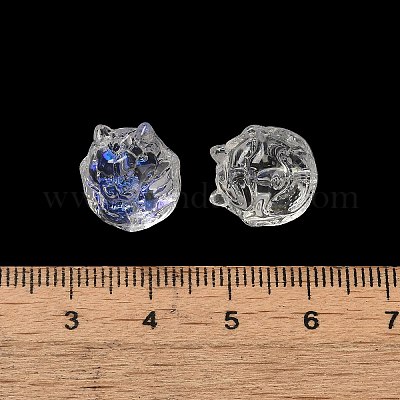 Прозрачные стеклянные бусины GLAA-D025-05L-1