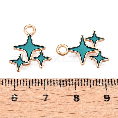 Подвески из эмали и сплава ENAM-T020-38D-RS-1