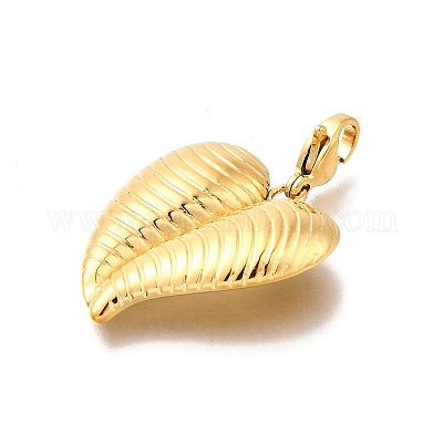 Подвесные украшения из нержавеющей стали 304 в форме сердца STAS-R159-41G-05-1