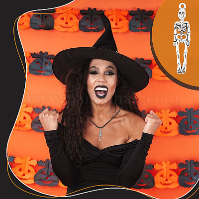 60 шт. подвески из сплава в тибетском стиле для Хэллоуина TIBEP-UN0001-17-1