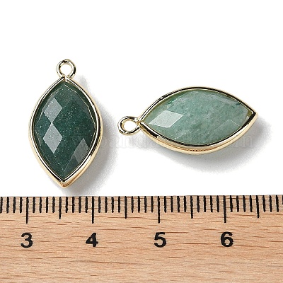 Естественный зеленый авантюрин подвески G-B009-01G-02-1