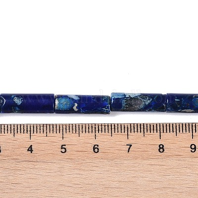 Окрашенные синтетические нити из имперской яшмы G-P529-D01-A02-1