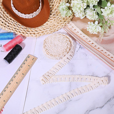 Хлопковые плетеные кружевные ленты OCOR-FG0002-70B-1