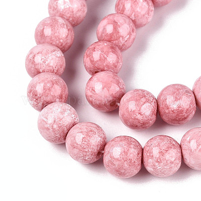 Выпечка краска бисер пряди DGLA-N016-8mm-02-1