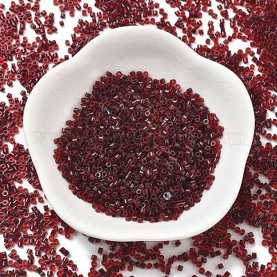 Стеклянные бусины прозрачных цветов SEED-H003-01A-1