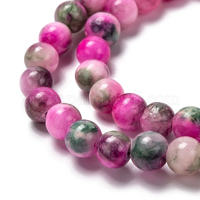 Chapelets de perles en jade persan naturel&nbsp;G-G032-6mm-10-1