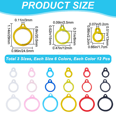 36шт. 18-х стильный силиконовый кулон SIL-CP0001-10-1