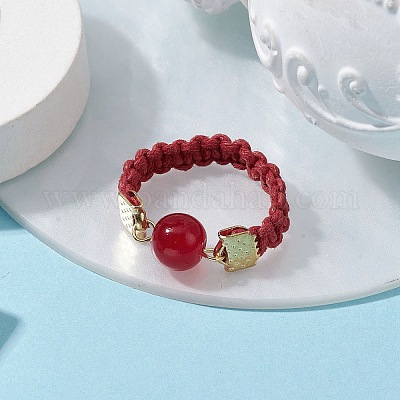 Стеклянный круглый шарик RJEW-JR00600-03-1