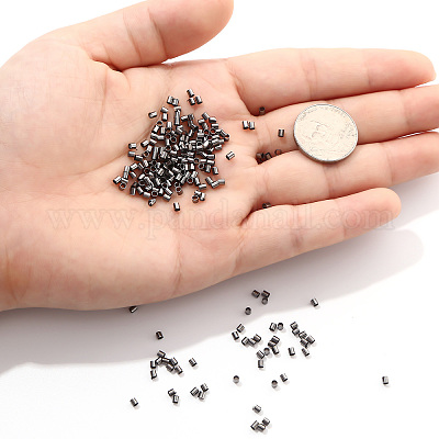 1000 шт. 4 цвета латунные обжимные бусины KK-YW0001-25-1