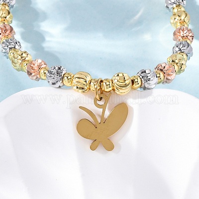 Браслеты из латуни BJEW-C090-02G-D-1