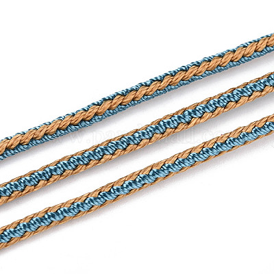 Плетеный шнур из поликоттона длиной 11 м. OCOR-N008-02B-02-1