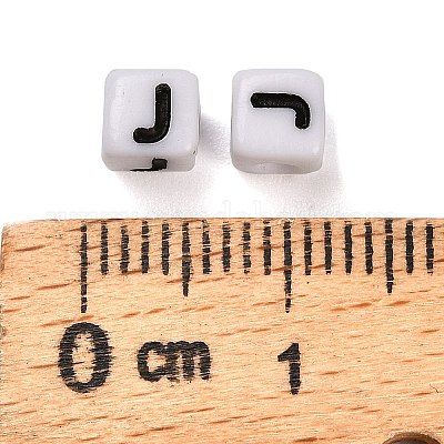 Непрозрачные акриловые бусины OACR-S076-01J-1