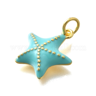 Латунь эмаль подвески KK-D295-16G-1