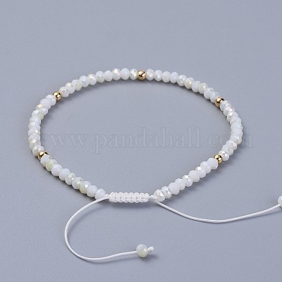 Браслеты из гальванического бисера BJEW-JB04320-1