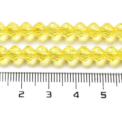 Прозрачные стеклянные бусины GLAA-A014-03D-1