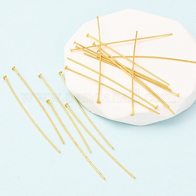 Латунные шпильки с плоской головкой X-HP5.0cmCY-G-1