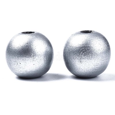 Крашеные натуральные деревянные бусины WOOD-T027-23B-03-LF-1