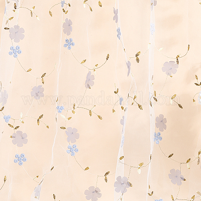 3d цветочная молочная ткань для вышивки AJEW-WH20006-241B-1