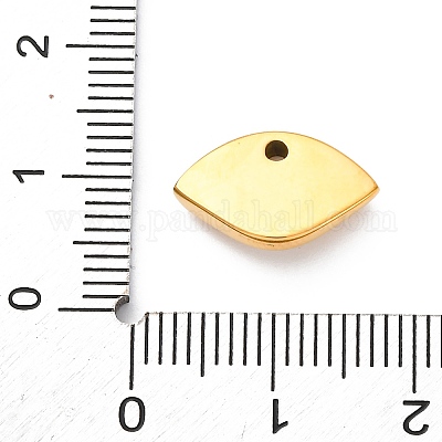 Подвески из нержавеющей стали 304 со стразами STAS-I331-25G-1