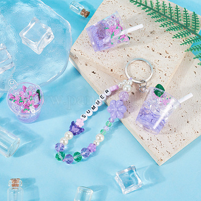 Большие подвески из прозрачной смолы RESI-TAC0019-04D-1