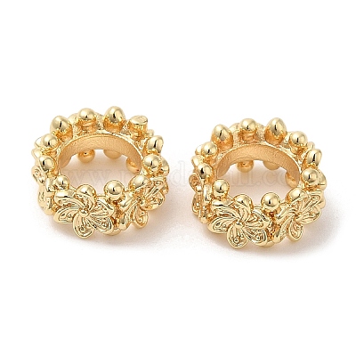 Экологически чистые латунные бусины с покрытием стойки KK-A186-08C-LG-1