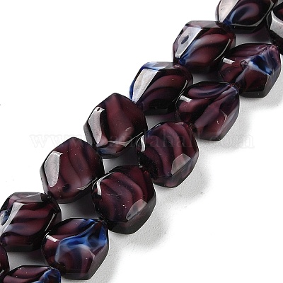 Ручной золотой песок бусины бисер нитей LAMP-U001-01E-1