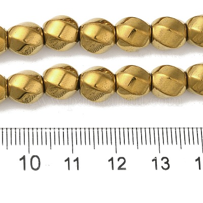 Гальванические нити синтетических магнитных гематитовых бусин G-I364-J01-01-1