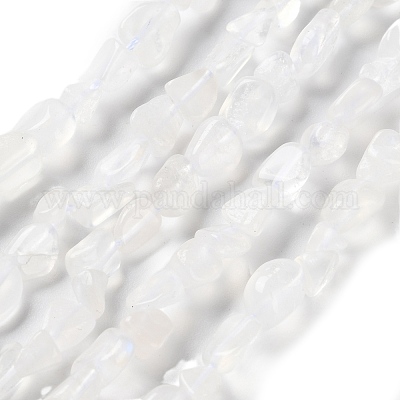 Бусины из натурального радужного лунного камня G-P497-01C-62-1