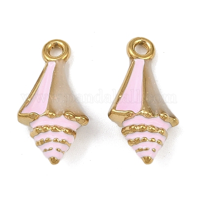 Подвески из нержавеющей стали 304 с эмалью STAS-C150-01K-01-1