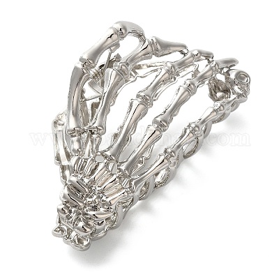 Заколки для волос из сплава на Хэллоуин для женщин и девочек AJEW-A056-06B-P-1