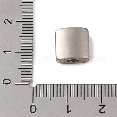 Бусины из нержавеющей стали марки 304 STAS-C109-01B-P-1