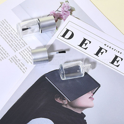 Прозрачный стеклянный лак для ногтей пустая бутылка MRMJ-WH0082-29A-1