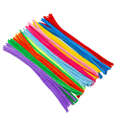 100PCS Multi-Color Craft Pipe Cleaners DIY Pipe Cleaners Plush