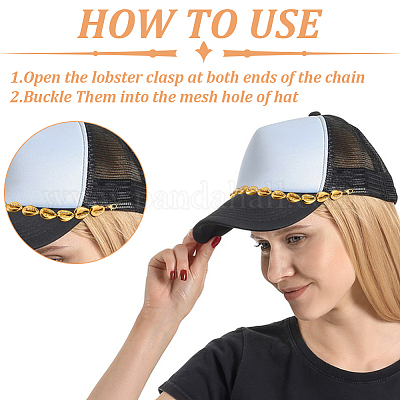 Пластиковые зажимы для шляп Shell ccb AJEW-GO00026-1