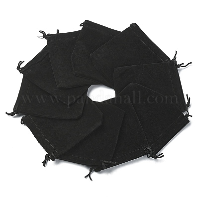 Прямоугольные бархатные мешочки на шнурке TP-YW0001-01-1