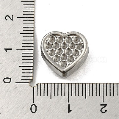 Устойчивые к потускнению бусины из нержавеющей стали 304 со стразами&nbsp;LS-STAS-A091-06P-1