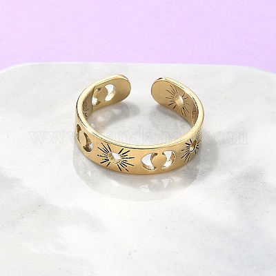 Кольца-манжеты из нержавеющей стали 304 X-RJEW-K245-55G-1